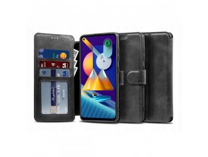 Pouzdro pro Samsung Galaxy M11 - Tech-Protect, Wallet Black