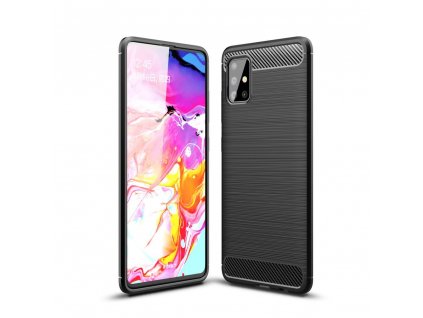 Ochranný kryt pro Samsung Galaxy M51 - Tech-Protect, Tpucarbon Black