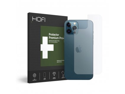 Hybridní ochranné sklo na zadní stranu iPhone 12 / 12 Pro - Hofi, Glass Pro+