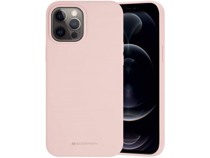 Ochranný kryt pro iPhone 12 Pro MAX - Mercury, Silicone Pink Sand