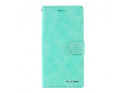 Knížkové pouzdro na iPhone 12 / 12 Pro - Mercury, Bluemoon Diary Mint