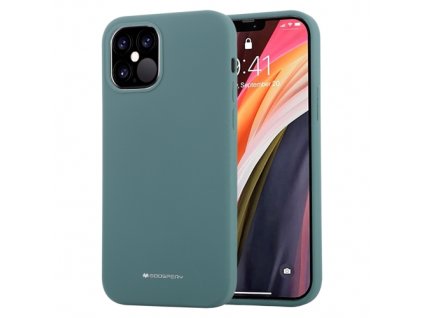 Ochranný kryt pro iPhone 12 Pro MAX - Mercury, Silicone Green