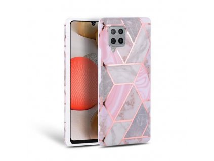 Ochranný kryt pro Samsung Galaxy A42 5G - Tech-Protect, Marble Pink