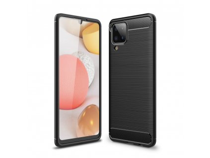 Ochranný kryt pro Samsung Galaxy A12 - Tech-Protect, Tpucarbon Black