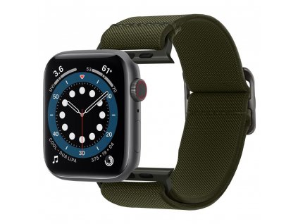 Řemínek pro Apple Watch 42mm / 44mm / 45mm / 49mm - Spigen, Fit Lite Khaki