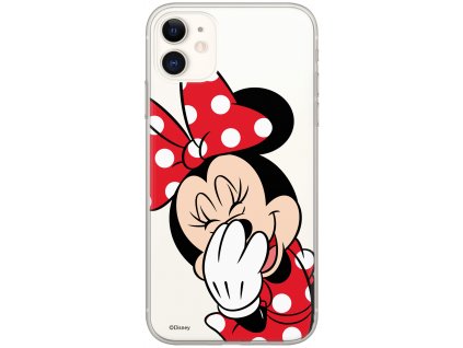 Etui Minnie 006 Disney Nadruk czesciowy Przezroczysty