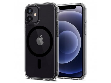 Ochranný kryt pro iPhone 12 / 12 Pro - Spigen, Ultra Hybrid Mag Black