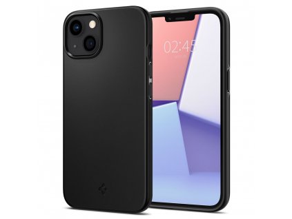 Ochranný kryt pro iPhone 13 - Spigen, Thin Fit Black