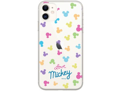 Etui Mickey 017 Disney Nadruk czesciowy Przezroczysty