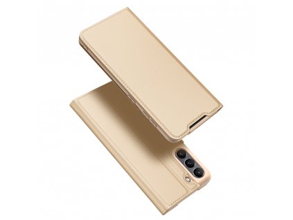 Pouzdro pro Samsung Galaxy S21 FE - DuxDucis, SkinPro Gold