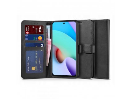 Ochranné pouzdro pro Xiaomi Redmi 10 - Tech-Protect, Wallet 2 Black