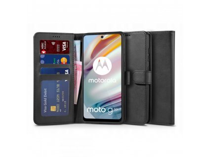 Ochranné pouzdro pro Motorola Moto G60 - Tech-Protect, Wallet 2 Black