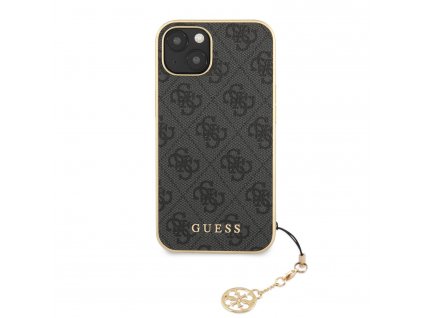 Ochranný kryt pro iPhone 13 - Guess, 4G Charms Gray