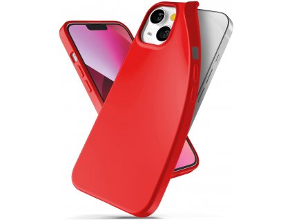 Ochranný kryt pro iPhone 13 - Mercury, Soft Feeling Red
