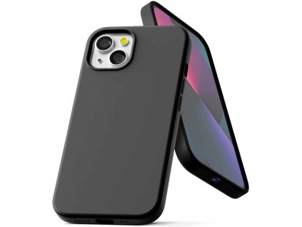 Ochranný kryt pro iPhone 13 - Mercury, Silicone Black