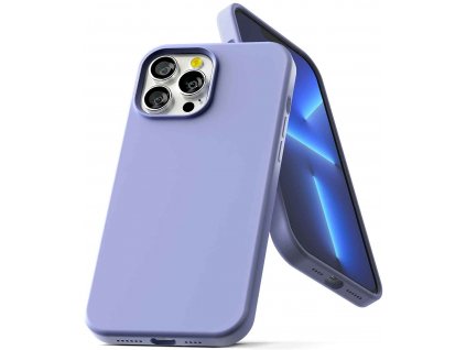 Ochranný kryt pro iPhone 13 Pro MAX - Mercury, Silicone Lavender Gray