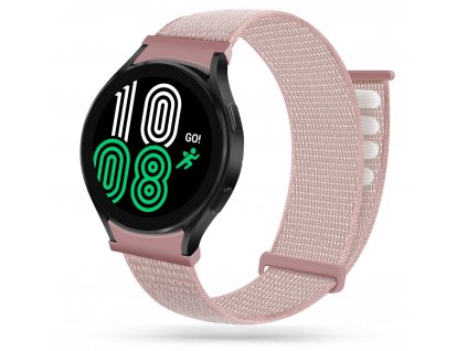 Řemínek pro Samsung Galaxy Watch 40mm / 42mm / 44mm / 46mm - Tech-Protect, Nylon Pink