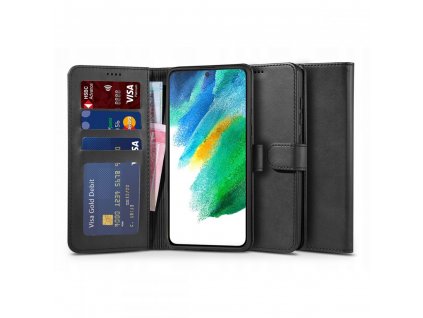 Ochranné pouzdro pro Samsung GALAXY S21 FE - Tech-Protect, Wallet 2 Black