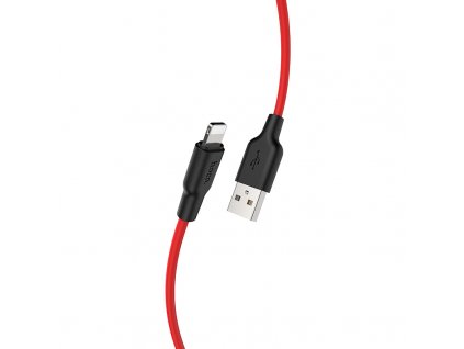 Kabel USB-A/Lightning pro iPhone a iPad - Hoco, X21 Plus Red
