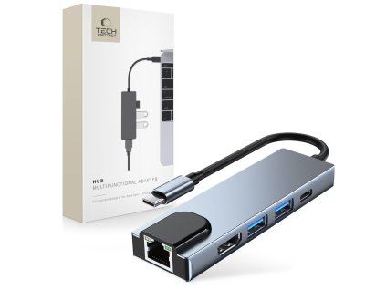 Redukce / adaptér USB-C - Tech-Protect, V3-HUB 5in1