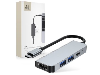 Redukce / adaptér USB-C - Tech-Protect, V2-HUB 4in1