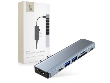 Redukce / adaptér USB-C - Tech-Protect, V5-HUB 7in1