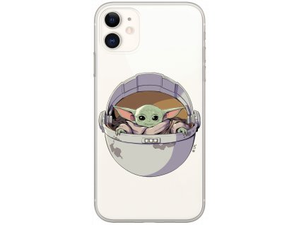 Etui Baby Yoda 026 Star Wars Nadruk czesciowy Przezroczysty 35984