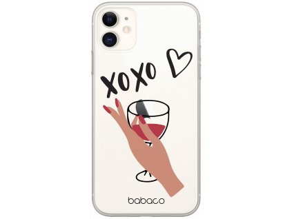 Etui XOXO 001 Babaco Nadruk czesciowy Przezroczysty 35816