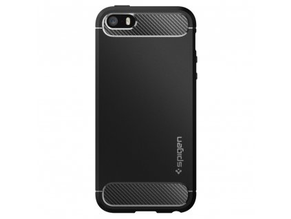 Pouzdro / kryt pro Apple iPhone 5 / 5S / SE - Spigen, Rugged Armor Black