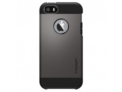 Pouzdro / kryt pro Apple iPhone 5 / 5S / SE - Spigen, Tough Armor Gunmetal