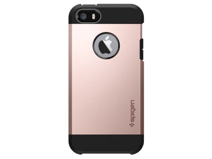 Pouzdro / kryt pro Apple iPhone 5 / 5S / SE - Spigen, Tough Armor Rose Gold