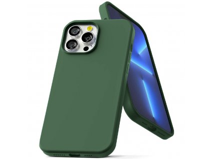 Ochranný kryt pro iPhone 13 Pro - Mercury, Silicone Green