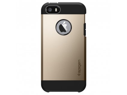 Pouzdro / kryt pro Apple iPhone 5 / 5S / SE - Spigen, Tough Armor Champagne Gold