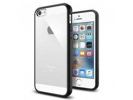 Pouzdro / kryt pro Apple iPhone 5 / 5S / SE - Spigen, Ultra Hybrid Black