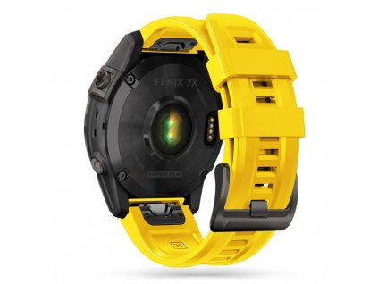 Řemínek pro Garmin Fenix 5 / 6 / 6 PRO / 7 - Tech-Protect, Iconband Yellow