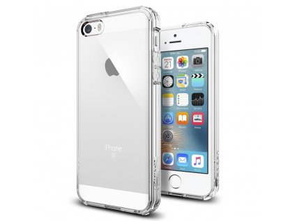 Pouzdro / kryt pro Apple iPhone 5 / 5S / SE - Spigen, Ultra Hybrid Crystal Clear