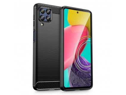 Ochranný kryt pro Samsung Galaxy M53 - Tech-Protect, Tpucarbon Black