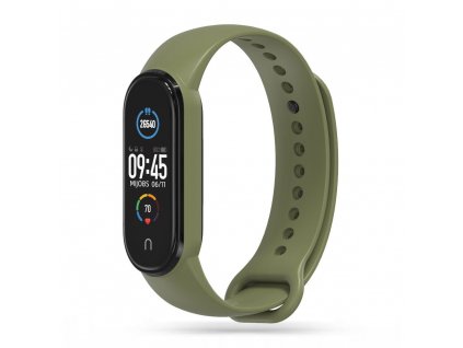 Řemínek pro Xiaomi Mi Band 5 / 6 / 7 - Tech-Protect, Iconband Military Green