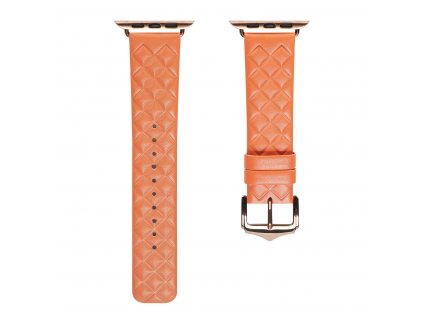 Řemínek pro Apple Watch 42mm / 44mm / 45mm / 49mm - DuxDucis, England Orange