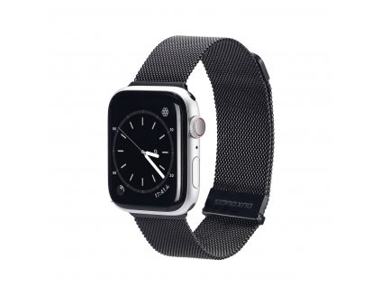 Řemínek pro Apple Watch 44mm / 45mm / 46mm / 49mm - DuxDucis, Milanese Black