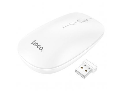 hoco gm15 art dual mode business wireless mouse white