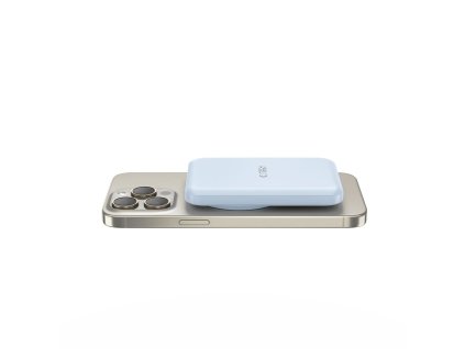 Powerbanka s MagSafe pro iPhone - Tech-Protect, PB10 LifeMag 5000mAh Blue