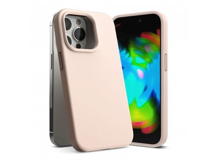 Ochranný kryt pro iPhone 14 Pro MAX - Ringke, Air Silicone Pink Sand