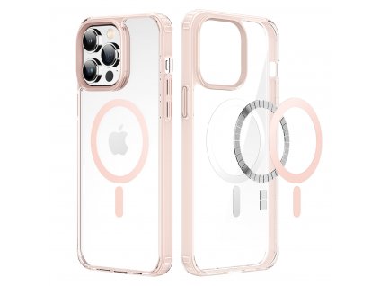 Ochranný kryt pro iPhone 14 Pro - DuxDucis, Clin2 Pink with MagSafe