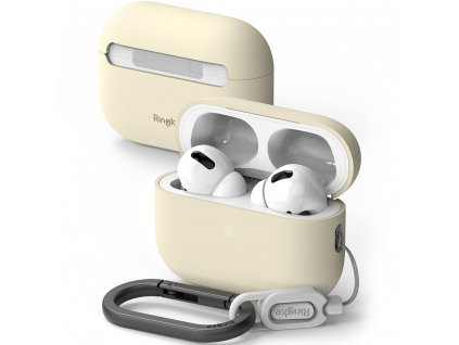 Pouzdro na sluchátka AirPods Pro - Ringke, Silicone Cream