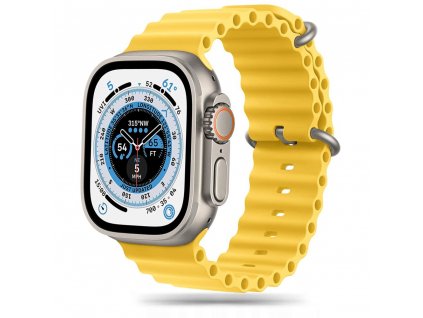 Řemínek pro Apple Watch 42mm / 44mm / 45mm / 49mm - Tech-Protect, Iconband Pro Yellow
