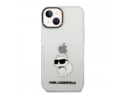 Ochranný kryt pro iPhone 14 - Karl Lagerfeld, IML Choupette NFT Transparent