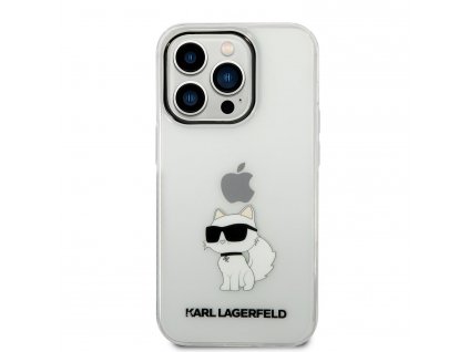 Ochranný kryt pro iPhone 14 Pro MAX - Karl Lagerfeld, IML Choupette NFT Transparent