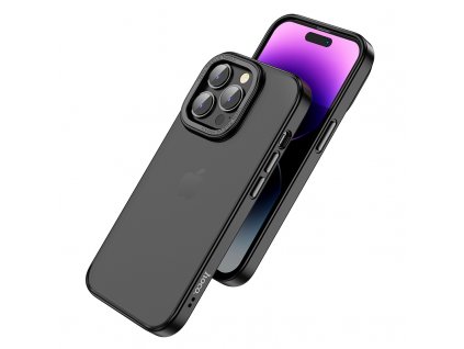 Ochranný kryt pro iPhone 14 Pro MAX - Hoco, GoldenShield Black