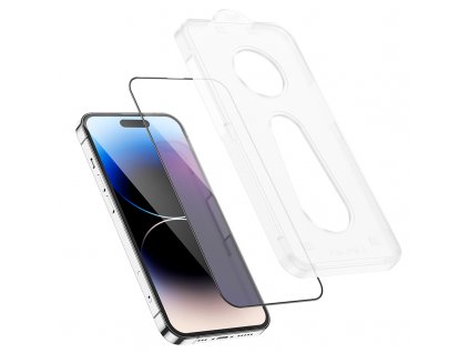 Ochranné tvrzené sklo pro iPhone 14 Pro - Hoco, A33 EasyStick
